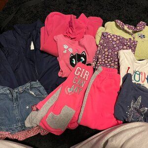 Girls 4T Clothing Bundle – 8 Pieces Total